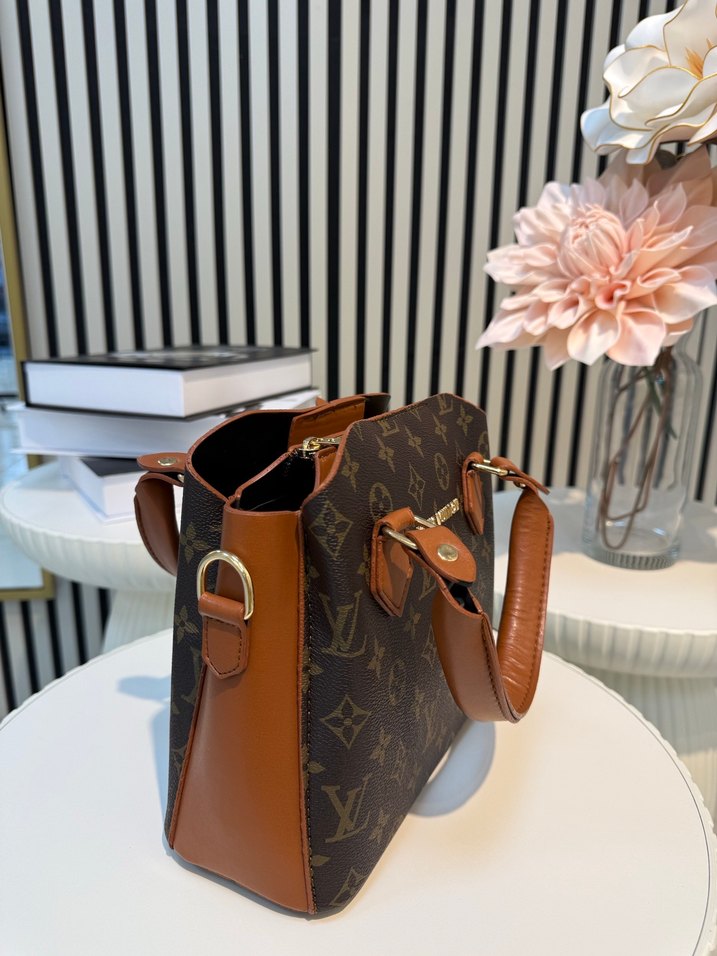 Kahverengi Deri Kadın Çanta - Görsel 2