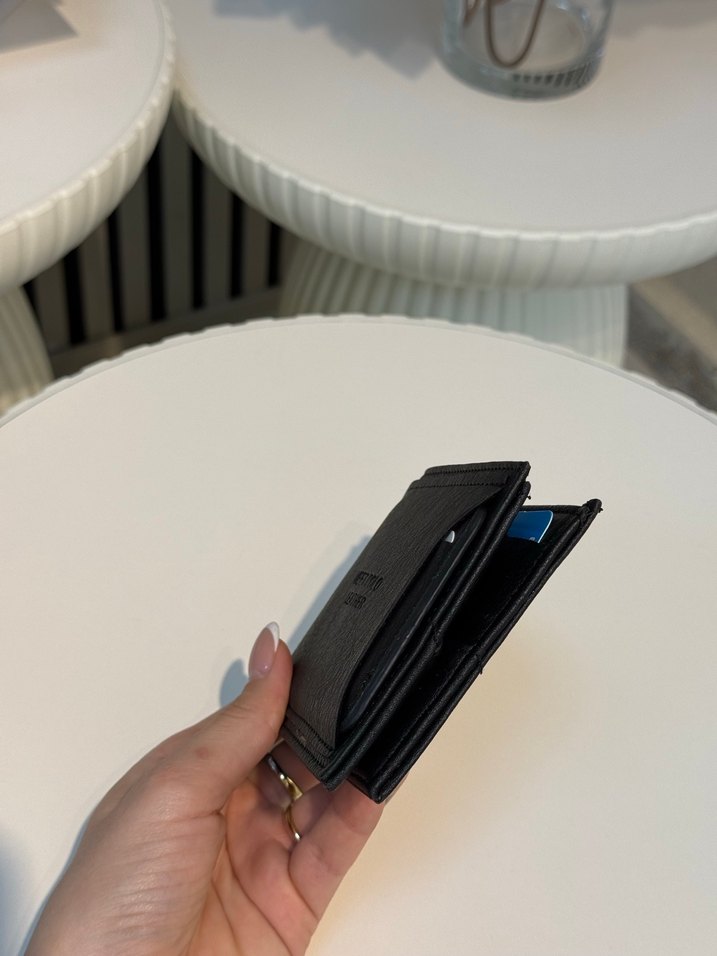 Minimalist Siyah Erkek Cüzdanı - Görsel 2