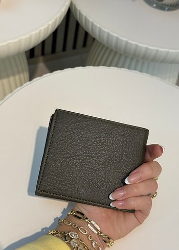 Minimalist Erkek haki  Cüzdan - Görsel 3