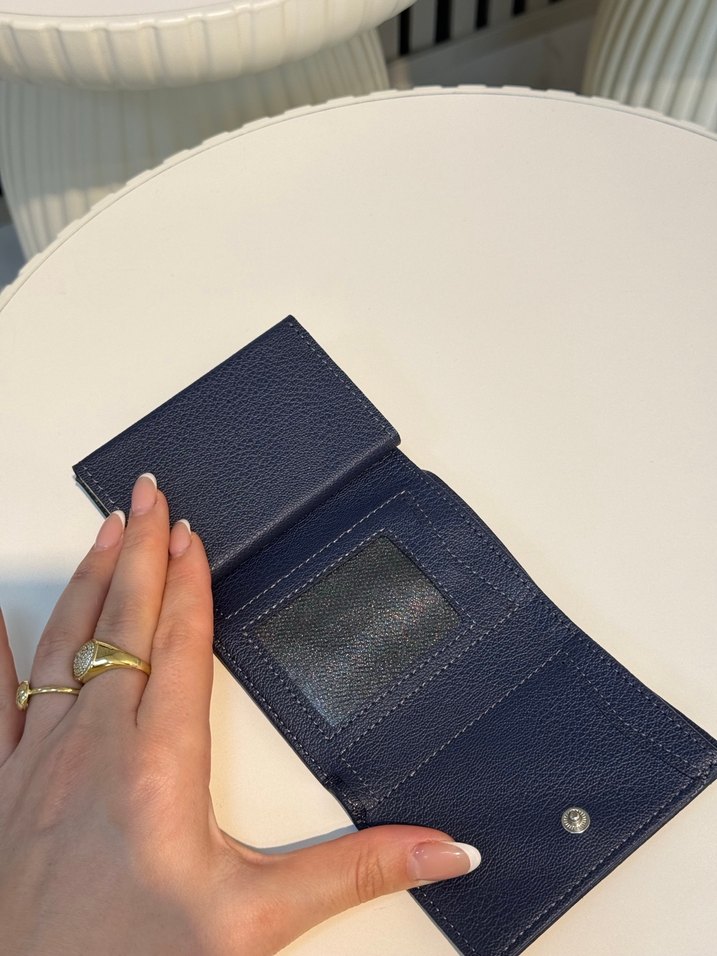 Lacivert Baskılı Erkek Cüzdan - Görsel 3