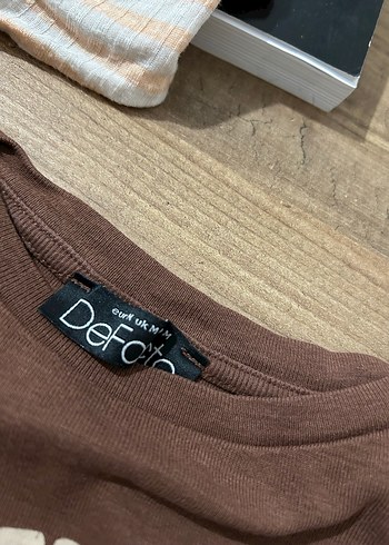 Kahverengi Kısa Kollu Hamile Tişörtü - Görsel 3