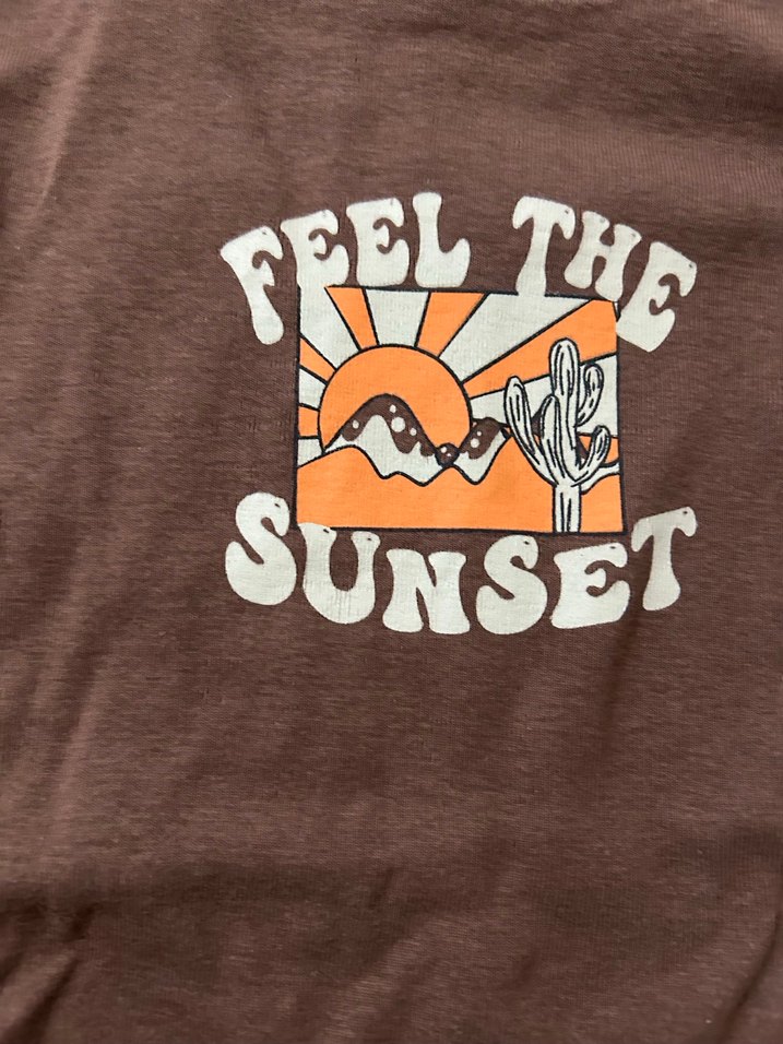 Kahverengi Kısa Kollu Hamile Tişörtü - Görsel 2