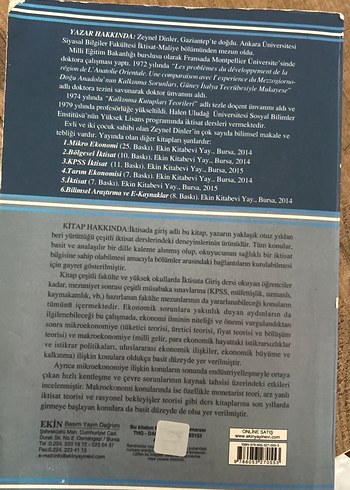 İktisada Giriş - Prof. Dr. Zeynel Dinler - Görsel 2