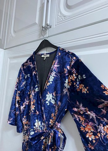 Bohem Çiçekli Midi Kadın elbise - Görsel 2