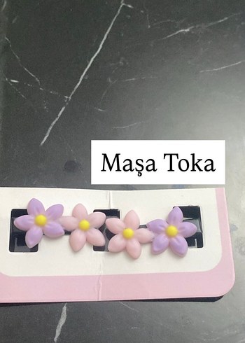 Pastel Pembe Elastik Çiçekli ve Fiyonklu Saç Aksesuarları - Görsel 3