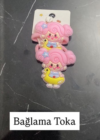 Pastel Pembe Elastik Çiçekli ve Fiyonklu Saç Aksesuarları - Görsel 7