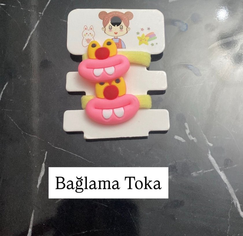 Pastel Pembe Elastik Çiçekli ve Fiyonklu Saç Aksesuarları - Görsel 4