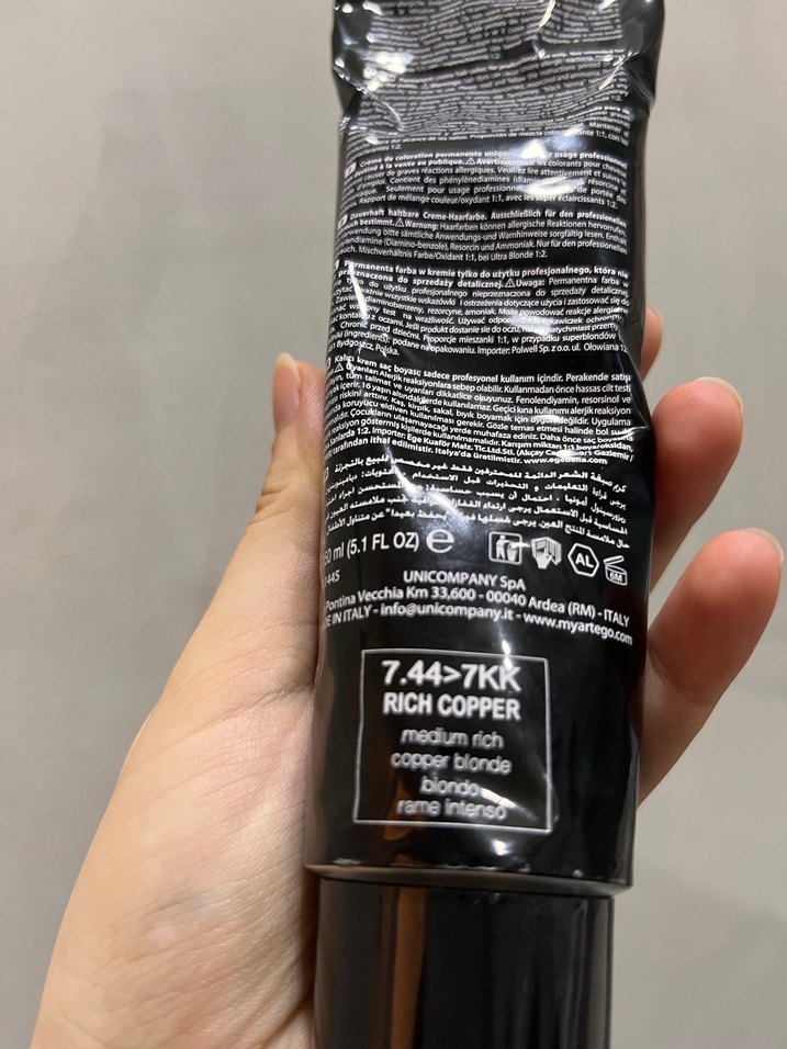 Artego Kalıcı Krem Saç Boyası 7.44 orta yoğun bakır - Görsel 2