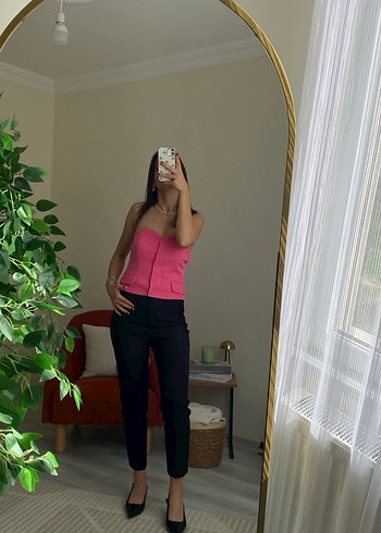 Kadın  Normal Boy Cigarette Pantolon - Görsel 3