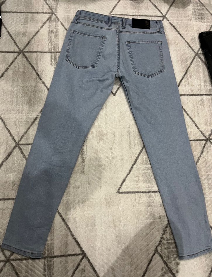 Gri Regular Fit Denim Erkek Jean - Görsel 3