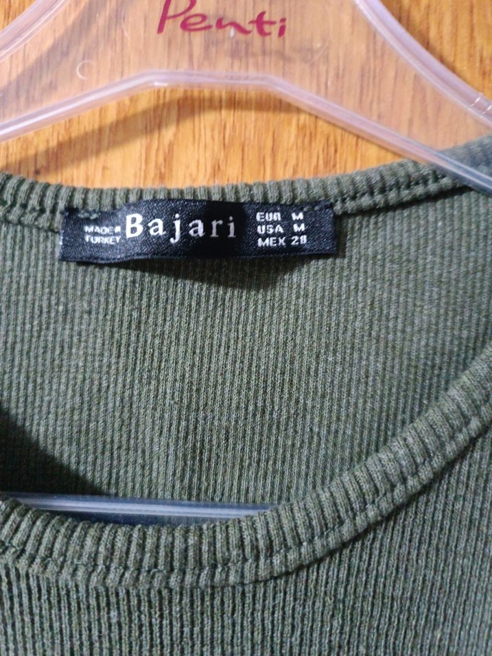 kadın Gri Örme Kolsuz Tişört - Görsel 2