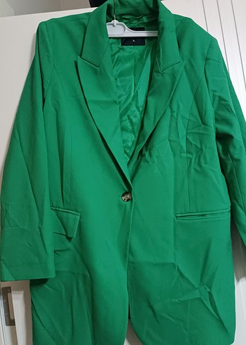 takım Yeşil Kadın Blazer Ceket pantalon - Görsel 2