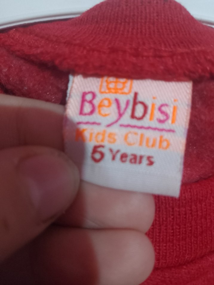 Kız Çocuk Barbie Nakışlı Kırmızı Eşofman Takımı 5_6 yaş için - Görsel 4