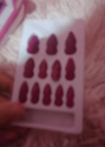 Gold Beauty Kendinden Yapışkanlı Pembe Tırnak Süsü - Görsel 2