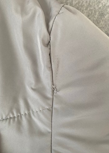 xs Beden gri Renk Gri Kadın Midi Boy Düğmeli Kış Montu