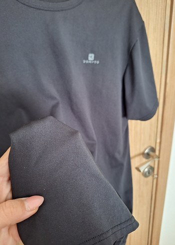 Erkek Siyah Regular Kesim Tişört - Görsel 3