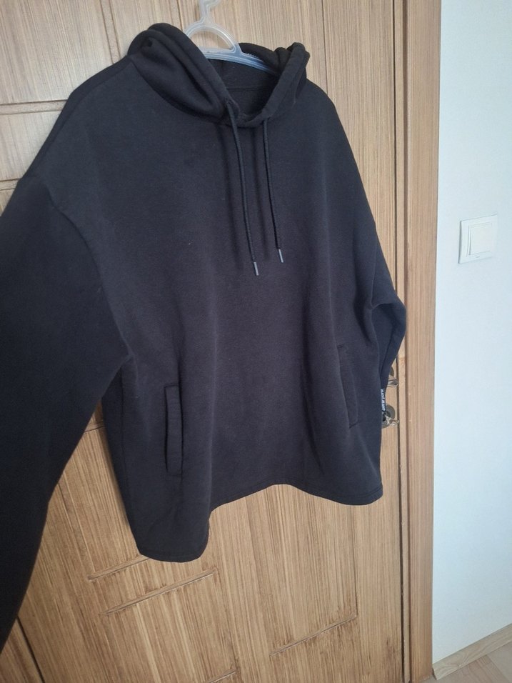 Kadın Siyah Yüksek Yakalı Sweatshirt - Görsel 2
