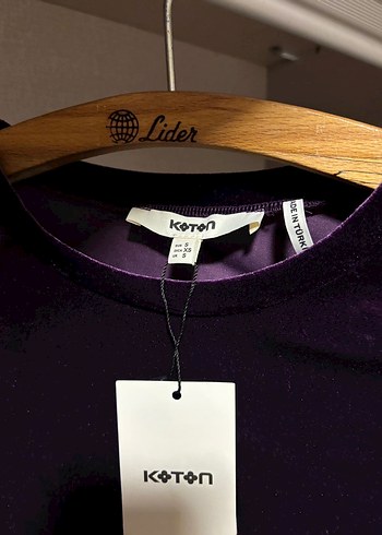 Mor Kadife Uzun Kollu Goth Bluz - Görsel 3