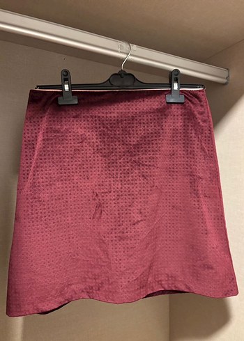 Bordo Mini Etek - Görsel 2