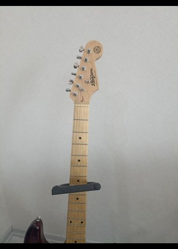 Parlak Kahverengi Elektro Gitar - Görsel 3