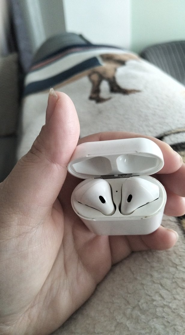 Beyaz Kablosuz Kulaklık ve Şarj Kutusu - Görsel 3