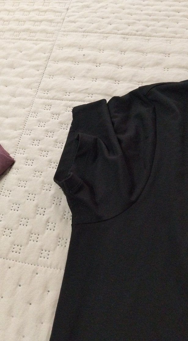 Siyah kısa Kollu Fırfırlı Kadın Elbise - Görsel 4