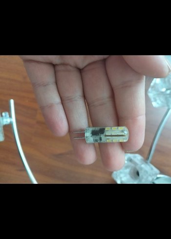 Modern ledli Camlı Tavan Lambası - Görsel 5