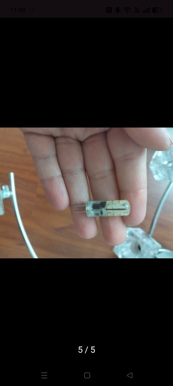 Modern ledli Camlı Tavan Lambası - Görsel 5