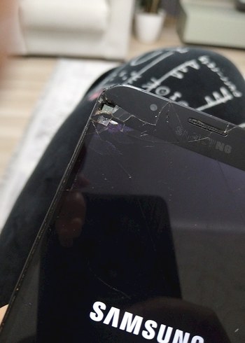 Siyah Samsung Android Telefon - Görsel 2