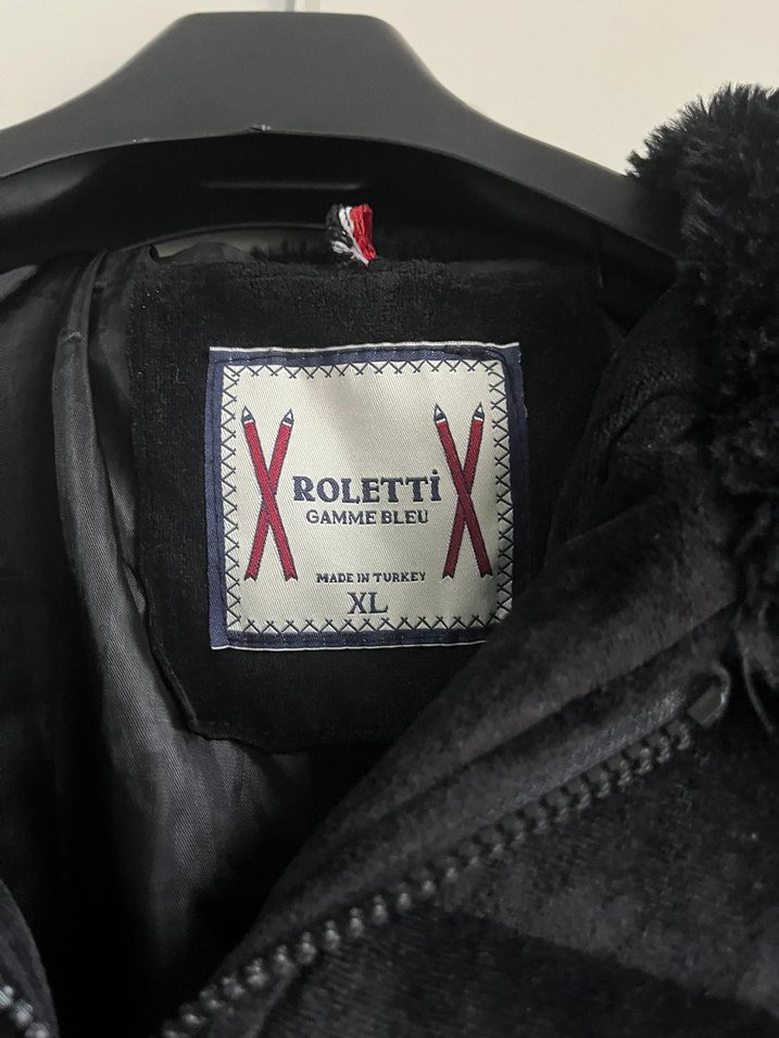 Siyah Kürklü Erkek Günlük Mont - Görsel 2