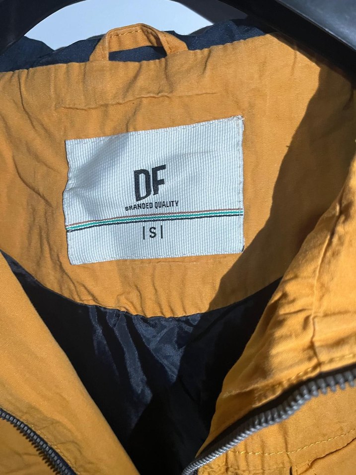 Sarı Fermuarlı Erkek Street Wear Ceket - Görsel 2