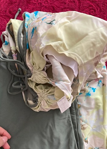 Çiçek Desenli büyük beden şortlu mayo - Görsel 6