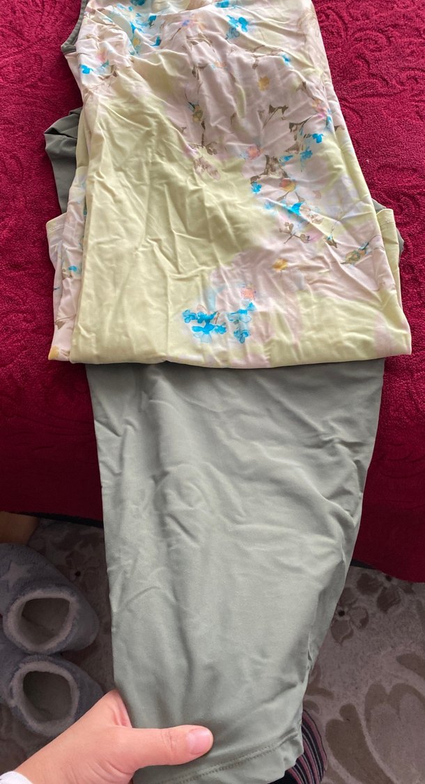 Çiçek Desenli büyük beden şortlu mayo - Görsel 2