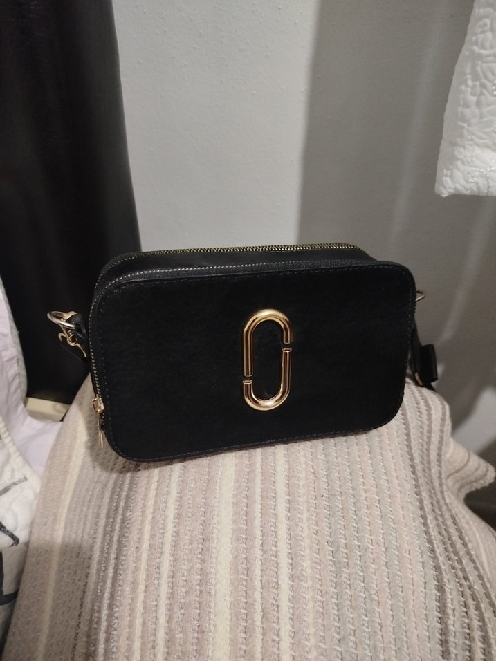 Kadın Siyah Deri Omuz Çantası - Görsel 3