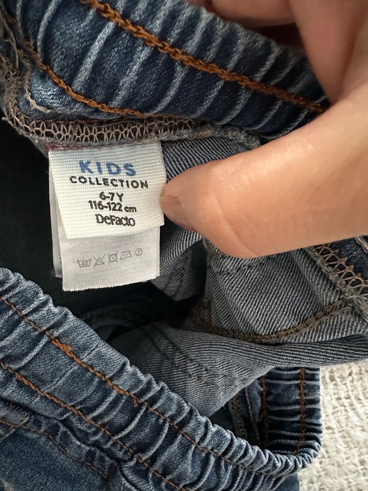 Erkek Çocuk Denim Rahat Kesim Şort - Görsel 3