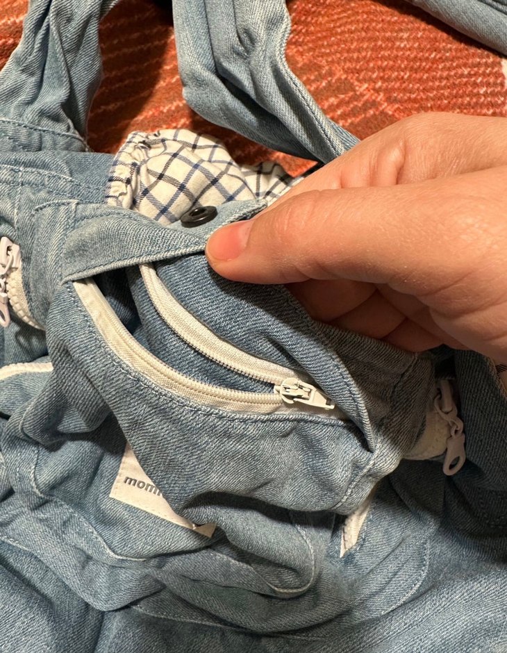 Momfort Baby Denim Kanguru - Görsel 5