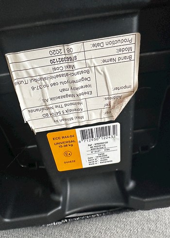 Maxi-Cosi Siyah Çocuk Araba Koltuğu - Görsel 5