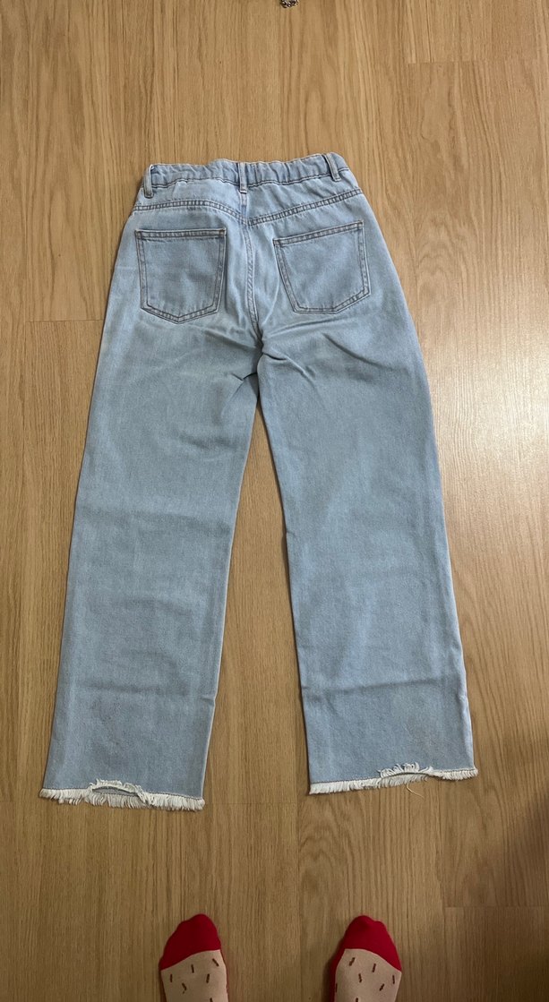 Gevşek Kesim Midi Kot Pantolon - Görsel 3