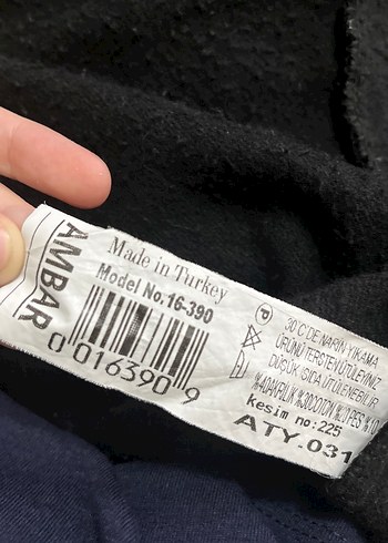 Siyah uzun yün kaban - Görsel 5