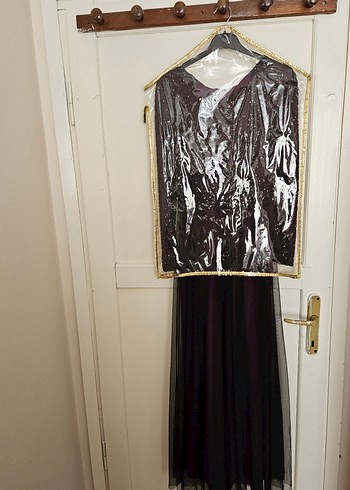 Mor Uzun Abiye - Görsel 2