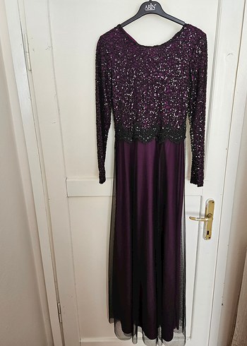 Mor Uzun Abiye - Görsel 5