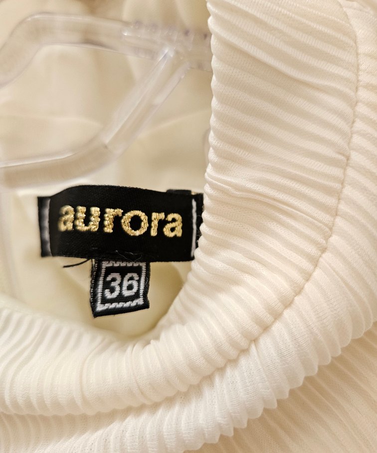 Bej Kadın Uzun Piliseli Elbise - Görsel 5