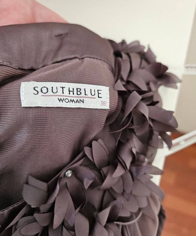 Saten Mini Boy Mor Abiye Elbise - Görsel 3