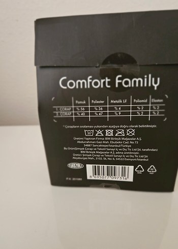 Comfort Family Simli Kadın Soket Çorap - Pembe 2 adet - Görsel 2