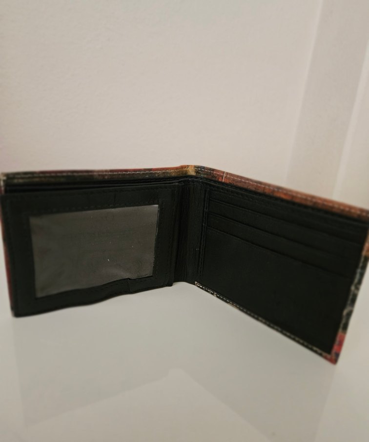 Kahverengi Baskılı Erkek Cüzdan - Görsel 2