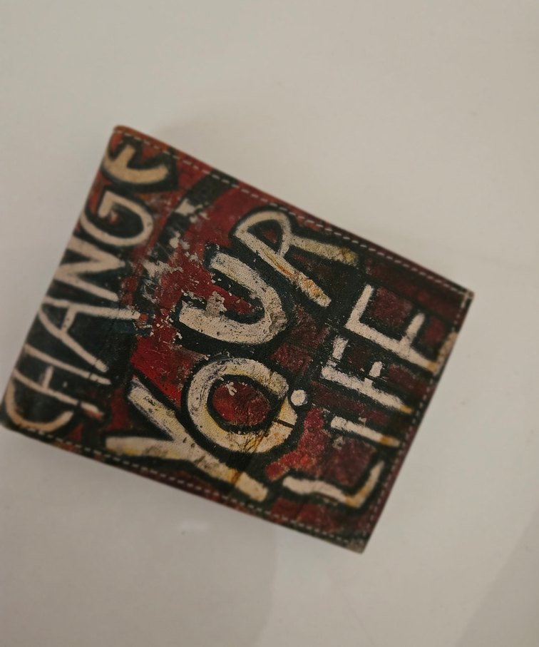 Kahverengi Baskılı Erkek Cüzdan - Görsel 3