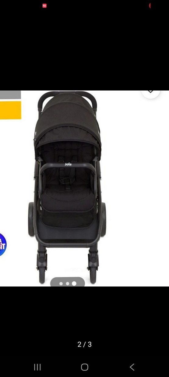 Joie Siyah Çiftli Bebek Arabası - Görsel 2