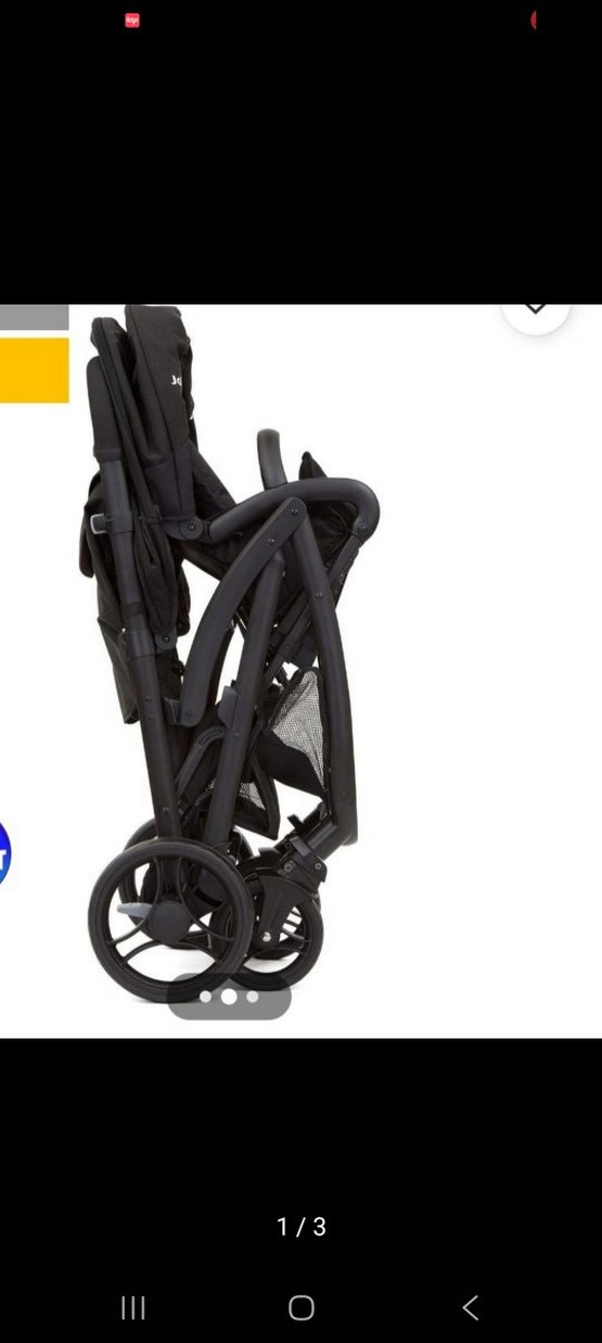 Joie Siyah Çiftli Bebek Arabası - Görsel 3