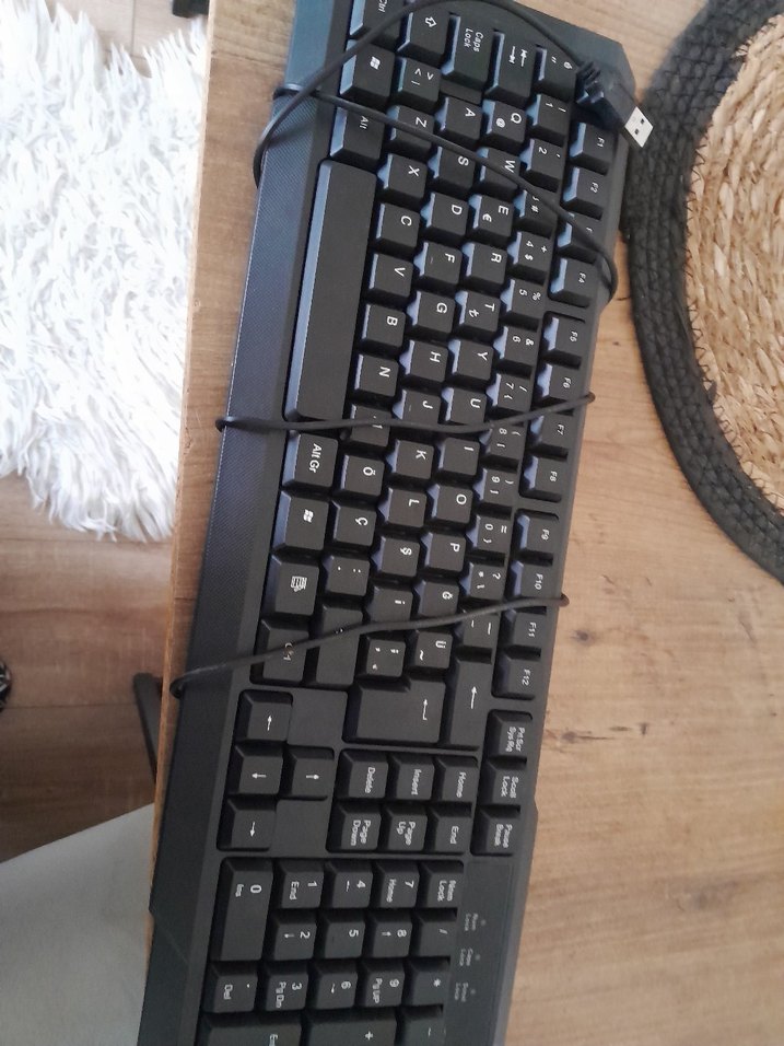 Kablolu Siyah Standart Klavye - Görsel 2