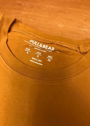 S pull&bear hardal tshirt sıfır - Görsel 2